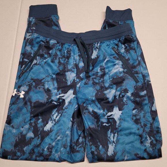 Under armour Boy’s sweatpants size Large color teal - Picture 1 of 5